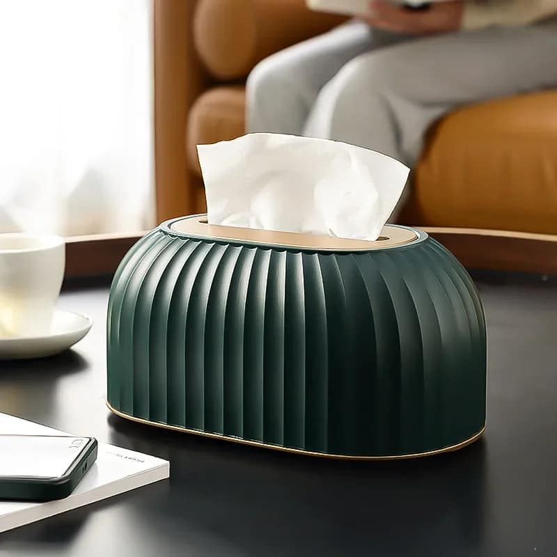 Luxury Solid Color Tissue Box (4) Luxury Solid Color Tissue Box - Image 1