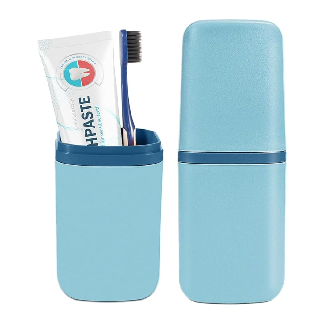 Solid Color Travel Toothbrush Holder sq (2) Solid Color Travel Toothbrush Holder - Image 1